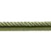 3/8 (1cm) Shiny Twisted Rope Cord with Lip | Cord Trim # 0038S Dark Khaki Green #L80 (Dark Khaki Beige Green) 24 Yards (72 ft/21.5m)