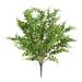 Vickerman Everyday Artificial Royal Fern Bush 20 Inch Long - UV Resistant - Perfect For Home Or Office Greenery - Shrubs Stems Centerpiece Vases Weddig Decor