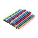 ROBOT-GXG 30pcs/set Multi Color Glitter Hot Glue Sticks Non-toxic High Adhesive Sticks Rod Bar