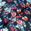 Singer Cotton Voile Print Fabric 100% Premium Cotton Sewing & Crafting 54 Inches Width Cotton Lawn Navy Floral Cut by Yard