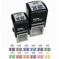 Slow Down Wash Your Hands Slow Teacher Motivation Self-Inking Rubber Stamp Ink Stamper - Red Ink - Large 1-1/2 Inch