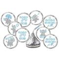 324 Elephants Blue Boy Baby Shower Favors Stickers For Baby Shower Or Baby Sprinkle Party Decorations Baby Shower Blue Favors Baby Shower Labels Its a Boy Kisses. Candy not included