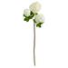 Nearly Natural 33 Snowball Hydrangea Artificial Flower (Set of 2) White