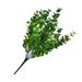 jiawei 1Pc Artificial Eucalyptus Globulus Leaves Green Plant Home Office Garden Decor