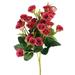 Artificial rose flower carnation peony tea bag daisy table desk decoration rose bouquet wedding banquet decoration red