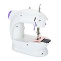 OUNONA Mini 2-Speed Portable Sewing Machine With Light and Cutter with US plug