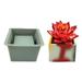 OAVQHLG3B Cement Flower Pot Glue Mold DIY Succulent Flower Pot Square Round Flower Pot Silicone Mold