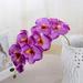 7 Heads Purple Artificial Phalaenopsis Flower Real Touch Butterfly Orchid Flower for Home Decoration Wedding Centerpieces Decorative Artificial Flowers