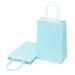 Light Blue Gift Bags: 24 Bulk Pack Small Gift Bags with Handle. Great for Gifts Wedding Birthday Shower Holiday Party Favor Treat Goodie & Special Occasions