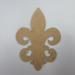 6 Fancy Fleur de Lis Unfinished MDF Art Shape by Build-A-Cross