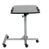 Domputer Desk Computer Adjustable Stand for Laptops Rolling Laptop Table with 5 Wheels