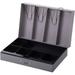 Sparco Steel Combination Lock Steel Cash Box - 6 Coin - Steel - Gray - 3.2 Height x 11.5 Width x 7.8 Depth | Bundle of 10 Each