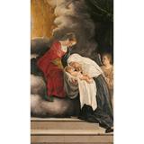 Madonna With Child With St Frances Of Rome And Anm Angel Poster Print (24 x 36)