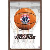 NBA Washington Wizards - Drip Basketball 21 Wall Poster 22.375 x 34 Framed