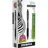 Z-Grip Ballpoint Pen Retractable Medium 1 mm Black Ink Clear Barrel Dozen | Bundle of 5 Dozen
