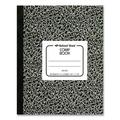 2PK National Paper Composition Book Quadrille Rule Black Marble Cover 10 x 7.88 80 Sheets (43475)