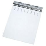 AbilityOne 7510002866954 SKILCRAFT Clipboard Binder 0.5 Clip Capacity Holds 8.5 x 11 Sheets Silver Each