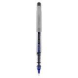 Uni-Ball Vision Needle Roller Ball Pen Stick Fine 0.7 mm Blue Ink Silver Barrel Dozen | Bundle of 2 Dozen