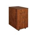 3 Drawers Vertical Wood Composite Lockable Filing Cabinet Cherry