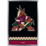 NHL Arizona Coyotes - Logo 21 Wall Poster 22.375 x 34 Framed