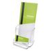 Docuholder For Countertop/wall-Mount W/card Holder 4.38w X 4.25d X 7.75h Clear | Bundle of 10 Each