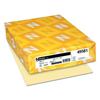 Neenah Paper - Exact Index Card Stock 110 lbs. 8-1/2 x 11 Ivory - 250 Sheets/Pack