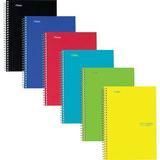 Mead Five Star Wirebound Subject Notebook - 2 Subject(s) - 100 Sheets - Spiral Bound - 6 x 9 1/2 - 9 x 7 2 - Assorted Cover - Durable Cover Bleed Resistant Perforated Sp | Bundle of 10 Packs