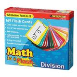 Edupress Math in a Flash Color-Coded Division Flash Cards (169 Pieces)