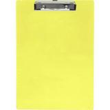 Saunders Manufacturing SAU21595 Plastic Clipboard- Letter- Holds .50in. of Paper- Neon Yellow