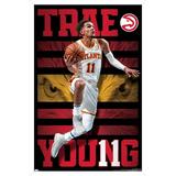 NBA Atlanta Hawks - Trae Young 20 Wall Poster 22.375 x 34 Framed