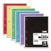 Spiral Notebook 3-Hole Punched 1 Subject Wide/legal Rule Randomly Assorted Covers 10.5 X 7.5 70 Sheets | Bundle of 10 Each