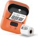 Phomemo M110 Wireless Label Maker BT Portable Label Printer Multifunctional Thermal Mini Label Printer Compatible with iOS & Android Apply to Clothing Jewelry Retail Mailing Barcode Orange