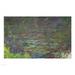 Posterazzi BALXIR160452LARGE Waterlilies at Sunset Detail From The Right Hand Side 1915-26 Poster Print by Claude Monet - 36 x 24 in. - Large