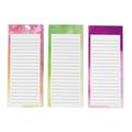 Inkdotpot Pack of 3 Magnetic Fridge To-Do List Notepads- Magnetic Memo Pads For Refrigerator-(50 Sheets Each)-AO