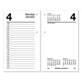 5PK AT-A-GLANCE Desk Calendar Refill 3.5 x 6 White Sheets 2023 (E71750)