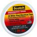 3M 35 WHT Scotch Electrical Tape Vinyl White 3/4 Inch by 66 Foot Each