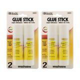 BAZIC Glue Stick 36g/1.27 Oz Acid Free Glue (2/Pack) 2-Packs