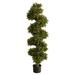 Nearly Natural 46 Spiral Boxwood Artificial Topiary Tree