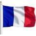 3x5 Feet Flag - Oxford Nylon Flag Vivid Color - Brass Grommets and 4 Stitch Hemming France Flag
