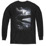 Power Rangers Black Zord Poster Youth Long Sleeve T-Shirt Tee Black