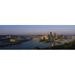 High angle view of a city Three Rivers Stadium Pittsburgh Pennsylvania USA Poster Print (18 x 6)