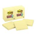 1Pack Post-It 654-12SSCY Super Sticky Notes 3x3 In. Yellow PK12