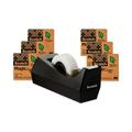 Scotch Magic Greener Tape with C38 Dispenser 1 Core 0.75 x 75 ft Clear 6/Pack (8126PC38)