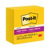 Post-it Super Sticky Notes 3 x 3 Electric Yellow 5 Pads