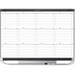 Quartet Quartet Prestige 2 Magnetic Calendar Board - Monthly - 12 Month - White Graphite - Steel - 24 Height x 36 Width - Magnetic Ghost Resistant Stain Resistant Durable | Bundle of 5 Each