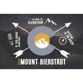 Mount Bierstadt Colorado Infographic The Fourteeners (16x24 Giclee Gallery Art Print Vivid Textured Wall Decor)