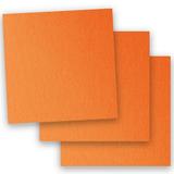 Metallic ORANGE FLAME 12X12 (Square) Paper 105C Cardstock - 100 PK -- Pearlescent 12-x-12 Metallic Card Stock Paper - Business Card Making Designers Professional and DIY Projects