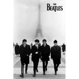 The Beatles - Eiffel Tower Laminated Poster Print (22 x 34)