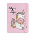 Bestonzon 1pc Cartoon Unicorn Hard Face Notebooks Week Planner Notebooks Diary Notepads School Stationery(Mixed Pattern A7)