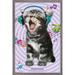 Keith Kimberlin - Kitten - Singing Wall Poster 14.725 x 22.375 Framed